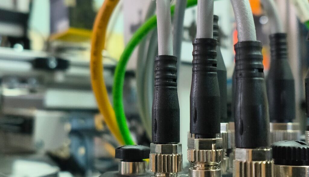 Multi-conductor cables used for industrial controls equipment.